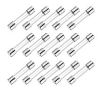 sourcing map 6A 250V 5x20mm Time Delay Glass Fuse UL Listed Slow Blow Fuse for Home Appliances(Pack of 15)