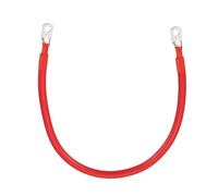 sourcing map 6AWG Gauge Battery Cable Wire 1.5FT Length 5/16" Diameter Positive and Negative Copper Alternator Connector Extender with US standard O-ring for Car RV Golf Cart Marine, Red