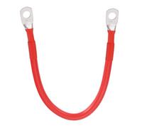 sourcing map 6AWG Gauge Battery Cable Wire 1FT Length 5/16" Diameter Positive and Negative Copper Alternator Connector Extender with US standard O-ring for Car RV Golf Cart Marine, Red