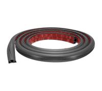 sourcing map 6ft Cord Cover Floor W0.3" x H0.3" Inner Channel PVC Hide Extension Cable Floor Wire Hider Wire Covers Protector for Prevent Cable Trips Cables Management, Dark Grey