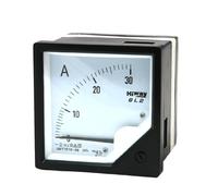 sourcing map 6L2 Model 80mm x 80mm Square Panel AC 0-30A Analog Meter Ammeter