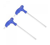 sourcing map 6mm Hex Key T-Handle Dual End Wrench Spanner, Metric CR-V Steel 2 Pcs