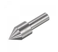 sourcing map 6mm Shank, 45# Steel 10mm Dia Plum Dead Center Ejector Pin Drill Chuck Cone Tip for Mini CNC Lathe Beads Machine