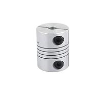 sourcing map 6mm to 8mm Shaft Coupling 25mm Length 20mm Diameter Stepper Motor Coupler Aluminum Alloy Joint Connector for 3D Printer CNC Machine DIY Encoder