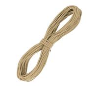 sourcing map 6mm x 27.5m Polypropylene Rope,Solid Braided Utility Rope All Purpose Boat Marine Cord for Camping,Flag Pole,Clothesline,Outdoor,Khaki