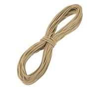 sourcing map 6mm x 45.7m Polypropylene Rope,Solid Braided Utility Rope All Purpose Boat Marine Cord for Camping,Flag Pole,Clothesline,Outdoor,Khaki
