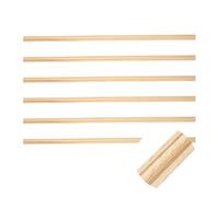 sourcing map 6Pcs 15.75" Decorative Wood Trim, Unfinished 3D Wooden Furniture Molding Trim for DIY Craft, Home Wall Cabinet Shelf Window Door (Triangle, 8mm)