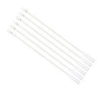 sourcing map 6Pcs 17" Blinds Wand Replacement, Fiberglass Blinds Tilt Wand with Hook and Grip, Vertical Blinds Rod Stick for Window Curtain Opener Accessory, White