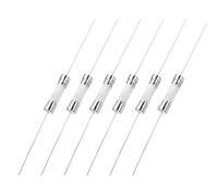 sourcing map 6Pcs 250V 10A Fast Blow Fuse, 5 x 20mm Mini Axial Lead Ceramic Fuses for Holiday String Light LED Decor Electronics Equipment