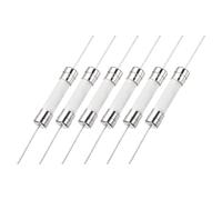 sourcing map 6Pcs 250V Axial Lead Fuse, 6x30mm Mini Slow Blow Ceramic Fuses for LCD TV Household Appliances Electronic(T30A)