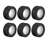 sourcing map 6Pcs 25mm 1 inch Wide 20m 21 Yards Masking Tape Painters Tape Rolls Black