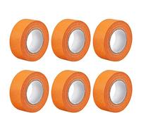 sourcing map 6Pcs 25mm 1 inch Wide 20m 21 Yards Masking Tape Painters Tape Rolls Orange