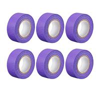 sourcing map 6Pcs 25mm 1 inch Wide 20m 21 Yards Masking Tape Painters Tape Rolls Purple