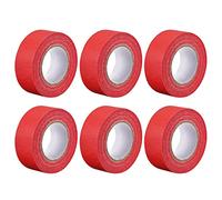 sourcing map 6Pcs 25mm 1 inch Wide 20m 21 Yards Masking Tape Painters Tape Rolls Red