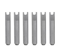 sourcing map 6pcs 3mm U-Type Screwdriver Bit 5/32" Hex Shank 28mm Length S2 Steel Magnetic U-Shaped Head Screw Driver Bit for Electric Precision Repair