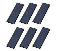 sourcing map 6Pcs 5.5V 0.33W 60mA Mini Solar Panels, Small Solar Photovoltaic Power Cells Charge DIY Electric Toy Materials Kits