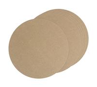 sourcing map 6pcs 6 Inch Wood Circles for Crafts, 0.12" Thick Unfinished Blank Wooden Rounds Slice Wooden Cutouts for Wall Hangers, Door Hangers, Sign, Painting, Christmas Decor