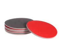 sourcing map 6pcs 800 Grit Sanding Sponge 6 Inch Hook and Loop Sponge Sanding Disc Wet/Dry for Car Wood Drywall Metal