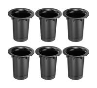 sourcing map 6Pcs 85x110/3.3 x 4.3 Inch Speaker Port Tube Subwoofer Bass Box Tube Bass Woofer Box Speaker Box Bass Air Port for DJ/PA Speaker Cabinets