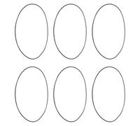 sourcing map 6Pcs A-049 Nitrile Rubber O-Rings, 5" ID 5-1/8" OD 1/16" Width Round Seal Rings Gasket for Lighter Repair Flashlight Lens Faucet Seal Repair Air Machine Plumbing Compressor