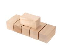 sourcing map 6Pcs Basswood Carving Block, 3.93"x1.97"x1.97" Rectangle Wooden Dowels Blocks for DIY, Arts Decoration, Crafts Whittling, Hand Carved