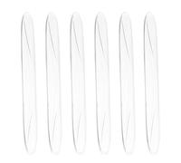 sourcing map 6pcs Car Door Edge Guards Protector PU Anti-Collision Side Door Edge Protector Trim Strip Anti-Scratch Universal Vehicle Exterior Accessories for Car SUV Pickup Truck, Clear