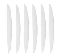 sourcing map 6pcs Car Door Edge Guards Protector Silicone Anti-Collision Side Door Edge Protector Trim Strip Anti-Scratch Universal Vehicle Exterior Accessories for Car SUV Pickup Trucks, White