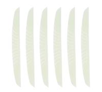 sourcing map 6pcs Car Door Edge Guards Protectors PVC Anti-Collision Side Door Edge Protector Trim Strip Anti-Scratch Universal Vehicle Exterior Accessories for Car Pickup Trucks, Clear Green