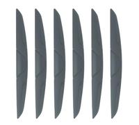 sourcing map 6pcs Car Door Edge Guards Protectors Silicone Anti-Collision Side Doors Edge Protector Trim Strip Anti-Scratch Universal Vehicle Exterior Accessories for Car SUV Pickup Truck, Gray