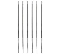 sourcing map 6pcs Chainsaw File, 5/32"(4.0mm) Round Sharpening Hand Files Tool with Spiral Cut for Chain Chainsaw Sharpening, Grinding