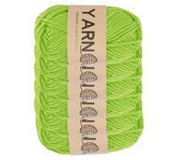 sourcing map 6Pcs Crocheting Yarn, 1.8mm Green 5 Ply Acrylic Yarn 150 g Sport Weight Yarns Bulk Soft and Fluffy Yarns for Knitting DIY Crochet Handicraft Blankets Gift,328 Yards Total