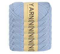 sourcing map 6Pcs Crocheting Yarn, 2mm Gray 100% Acrylic Yarn 150 G/5.3 oz Sport Weight Yarns Bulk Soft and Fluffy Yarns for Knitting DIY Crochet Crafts Blankets Gift,328 Yards Total