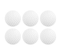 sourcing map 6Pcs Door Stopper Wall Protector, 50mm/2" White Self Adhesive Bumpers PVC Doorknob Buffer Guard for Home Office Door Stop