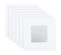sourcing map 6Pcs Drywall Repair Patch, 2x2 Inch Self-Adhesive Aluminum Metal Plaster Wall Patching Mesh, Wall Mending for Quick Fix Wall Hole, Sheetrock Ceiling, White