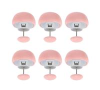 sourcing map 6Pcs Duvet Pin Duvet Clips, Cat Shape Quilt Cover Clip with Metal Pin Comforter Snap Holder Prevent Shifting for Quilt Blanket Cushion Curtain, Light Pink