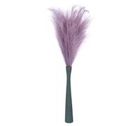 sourcing map 6PCS Faux Pampas Grass Decor Tall, 43"/109cm Large Artificial Fluffy Grass Stems Fake Dried Flowers for Home Wedding Vase Decoration, Light Purple