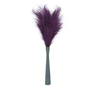 sourcing map 6PCS Faux Pampas Grass Decor Tall, 43"/109cm Large Artificial Fluffy Grass Stems Fake Dried Flowers for Home Wedding Vase Decoration, Purple