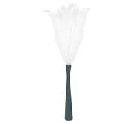 sourcing map 6PCS Faux Pampas Grass Decor Tall, 43"/109cm Large Artificial Fluffy Grass Stems Fake Dried Flowers for Home Wedding Vase Decoration, White