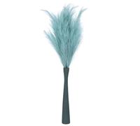 sourcing map 6PCS Faux Pampas Grass Decor Tall, 43"/109cm Large Artificial Fluffy Grass Stems Fake Dried Flowers for Home Wedding Vase Decoration, Green
