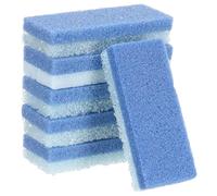 sourcing map 6pcs Foot Pumice Stone for Feet Hard Skin Remover, Foot Pumice Stone Scrubber for Hard Skin, Foot Dead Skin Remover Scrubber Pedicure Tool, Dark Blue,Light Blue