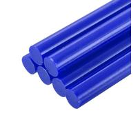 sourcing map 6pcs Full Size Hot Glue Sticks for Glue Gun 11mm x 200mm Large Glue Sticks, Bright Blue
