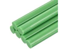 sourcing map 6pcs Full Size Hot Glue Sticks for Glue Gun 11mm x 200mm Large Glue Sticks, Deep Green