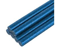 sourcing map 6pcs Full Size Hot Glue Sticks for Glue Gun 11mm x 200mm Large Glue Sticks, Glitter Bright Blue