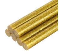 sourcing map 6pcs Full Size Hot Glue Sticks for Glue Gun 11mm x 200mm Large Glue Sticks, Glitter Gold
