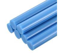 sourcing map 6pcs Full Size Hot Glue Sticks for Glue Gun 11mm x 200mm Large Glue Sticks, Sky Blue