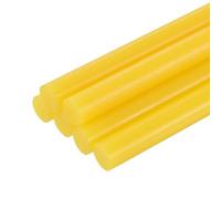sourcing map 6pcs Full Size Hot Glue Sticks for Glue Gun 11mm x 200mm Large Glue Sticks, Yellow