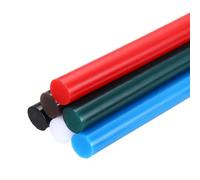 sourcing map 6pcs Full Size Hot Glue Sticks for Glue Gun 8-inch x 0.43-inch, 11 x 200mm 6 Colors Black, White, Bright Red, Coffee, Deep Green, Sky Blue
