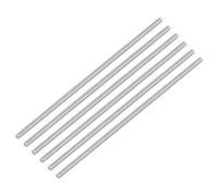 sourcing map 6Pcs Fully Threaded Rod, M4 x 150mm 304 Stainless Steel Right Hand Thread Bar Studs M4-0.7 Thread Pitch for Furniture Machinery Assembly