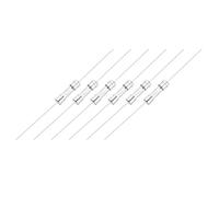 sourcing map 6pcs Glass Cartridge Tube Fuses, Axially Lead Fuse 5 x 20 mm 4A 250V Cartridge Resistor Insurance Fusible Cutout for Replacing or Repairing Many Home Electronics (T 4A)