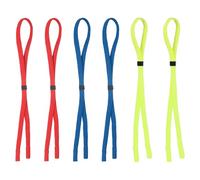 sourcing map 6pcs Glasses Strap Adjustable Glasses Strap Nylon Sunglasses Holder Strap Eyewear Retainer Lanyards Cords for Men Women Children, 3 Colors